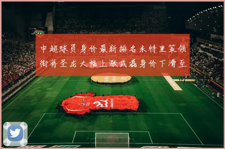 中超球员身价最新排名米特里策领衔蒋圣龙大幅上涨武磊身价下滑至50万